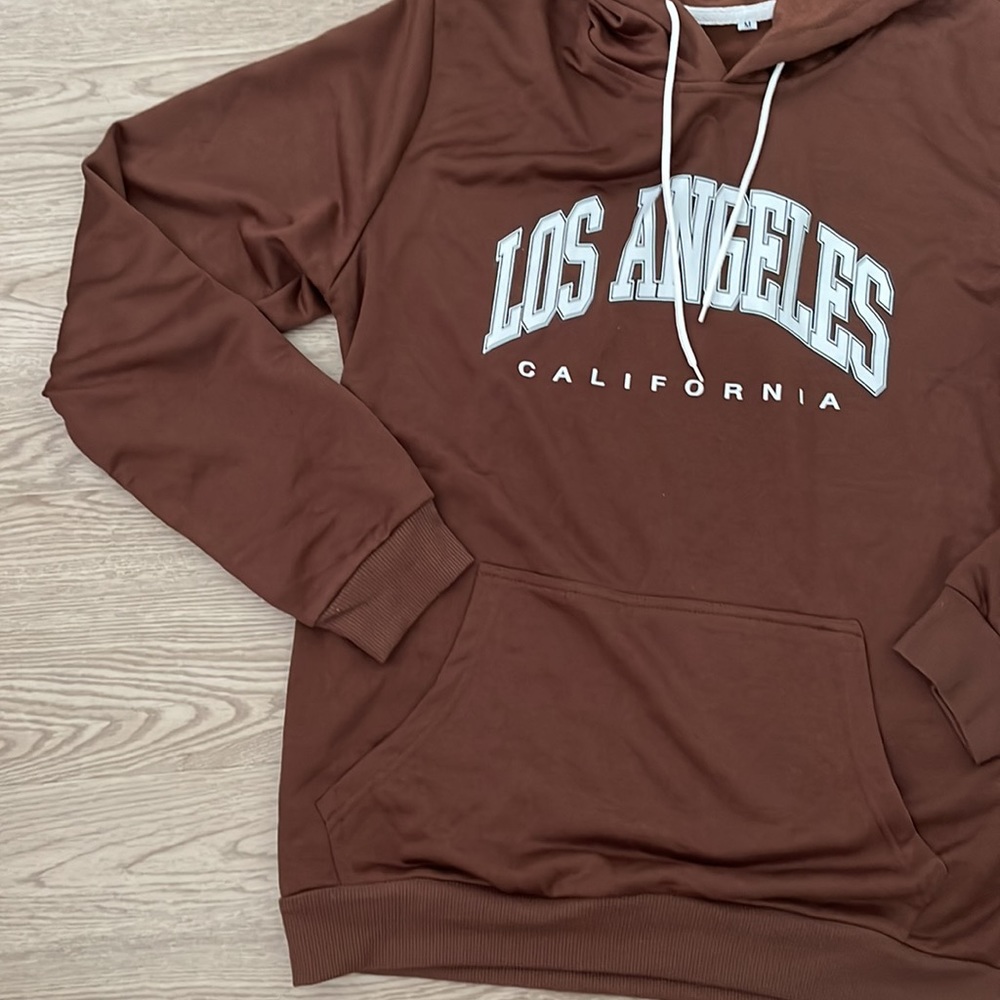 Los Angles Brown Sweater Medium - image 3